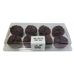 Mini muffins tout choc x8