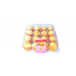 MINI MUFFINS COEUR FOURRE FRAISE ABRICOT X16