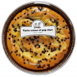Tarte Crème, Pépites de Chocolat (façon suisse) 400gr