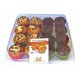 MINI MUFFINS COEUR FOURRE CHOCO NOISETTE X16