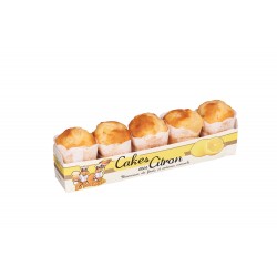 Cakes Ecureuils Citron x 5 - 190 gr