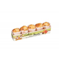 Cakes Ecureuils Fruits confits x 5 - 190 gr