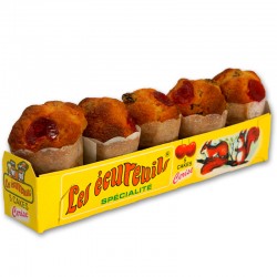 Cakes Ecureuils Cerise x 5 - 210 gr
