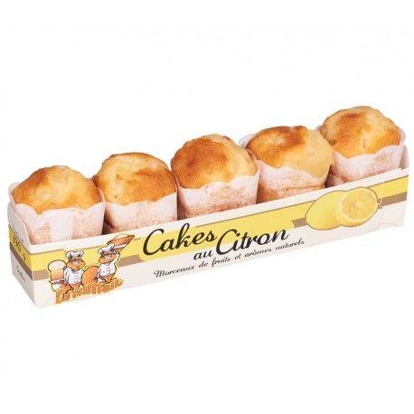 Cakes Ecureuils Citron x 5 - 190 gr