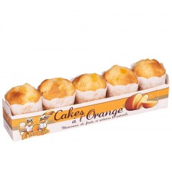Cakes Ecureuils Orange x 5 - 190 gr