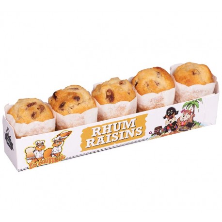 Cakes Ecureuils Rhum raisin x 5 - 190 gr