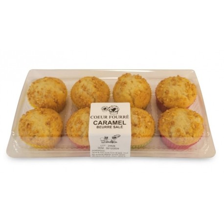 MINIS MUFFINS COEUR CARAMEL BEURRE SALE